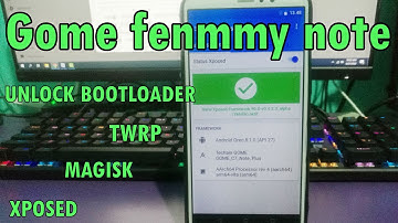 ROOT/UNLOCK BOOTLOADER/TWRP/MAGISK/XPOSED GOME FENMMY NOTE