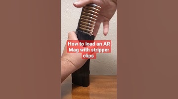How to load AR mags with stripper clips.