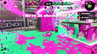 Splatoon 2: So many Grim Blasts in Tower Control [27(3)-3, Grim Range Blaster]