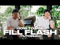 How to use fill flash outdoor portrait photography tutorial