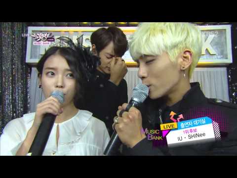 [131025] SHINee and IU interview Musicbank