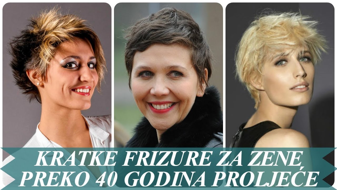 Kratke Frizure Za Zene Preko 40 Godina Proljeće 2018 - Youtube