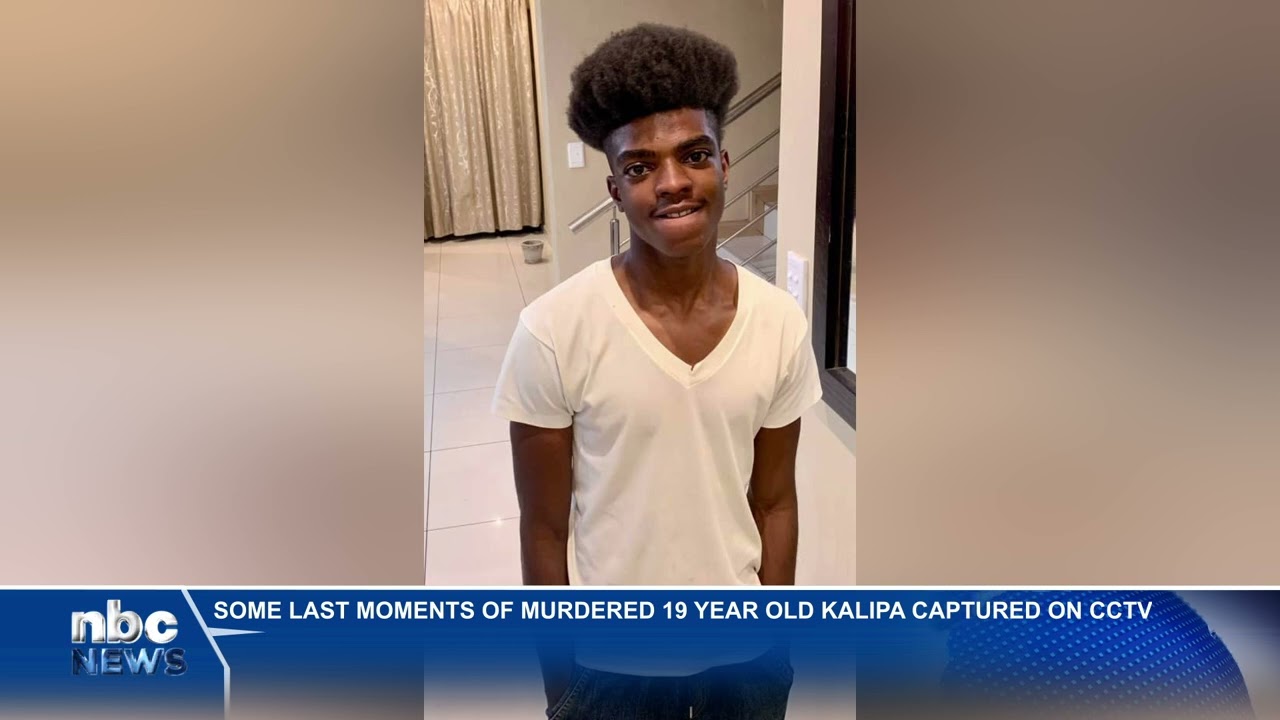 Some last moments of murdered 19-year-old Kalipa captured on CCTV - nbc