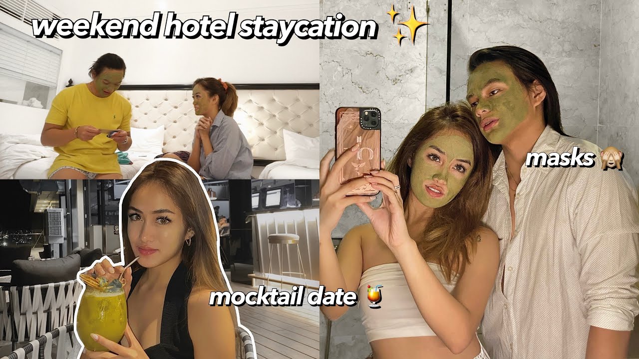 STAYCATION + DATE NIGHT!!! (bonding with boyfriend)👀✨