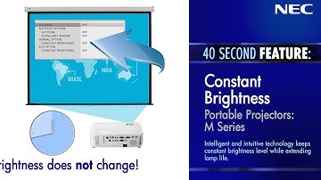 Constant Brightness | NEC Display Solutions