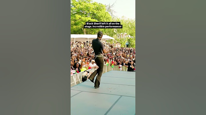 Black sherif performing Wotowoto ft Odumodu Blvck at Blast fest concert