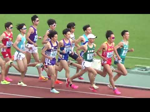 [関東インカレ2023]男子2部1500m予選3組