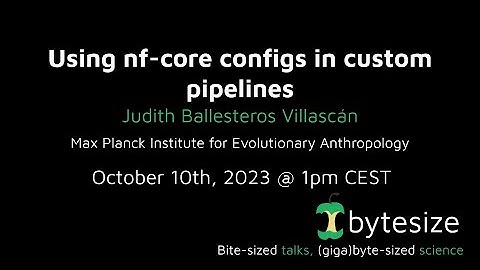 nf-core/bytesize: Using nf-core configs in custom pipelines