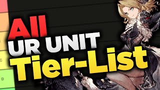 WoTV ALL UR Unit Tier List 2024!! The List is LOOONNNGGG (FFBE War of the Visions)