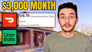 $3,000 Month With PartTime DoorDash & Uber Eats (January 8th)