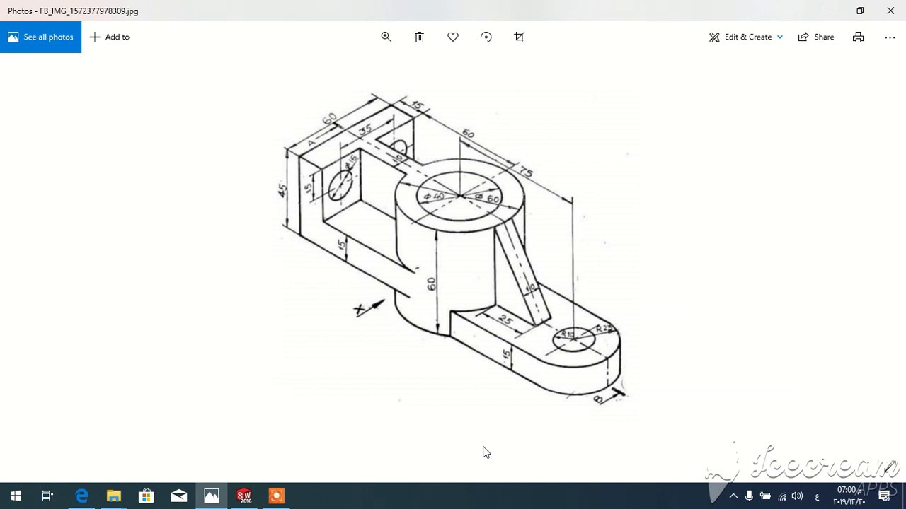 solid works part 1 exercise 3 - YouTube
