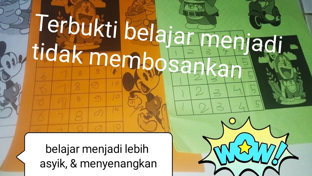 Metode pembelajaran anak  usia  dini  3 tahun huruf dan 