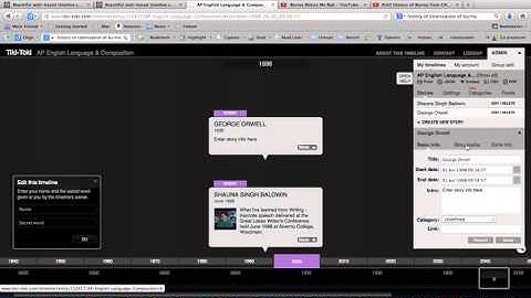 Tiki-Toki Timeline Tutorial for My Students