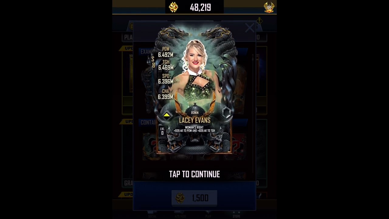WWE SuperCard Lacey Evans Ronin Tier Image