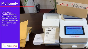 About The Mailcoms Mailsend+ Franking Machine