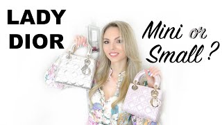 Which Lady Dior bag should you buy? 4 size comparisons ❤️ 
