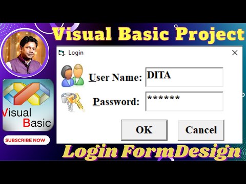 Login Form Create in VB ** Project Create **