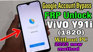 Vivi y91i (1820) frp unlock new update 2023 ¡ y91i google account bypass without PC new method 2022