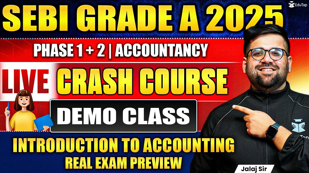 SEBI Grade A 2025 Crash Course | SEBI Assistant Manager Coaching | SEBI Officer Classes | EduTap