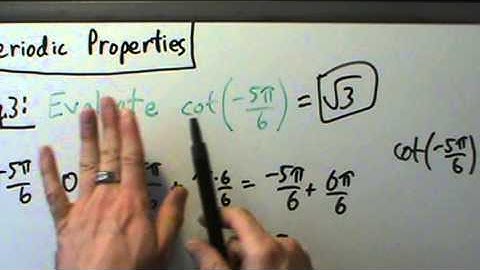Trigonometry - Periodic Properties - Example 3