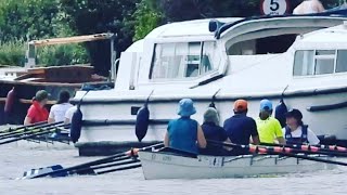 Lets see how many boats you can fit in Thurne Dyke all at the same time #chaos #boat #river