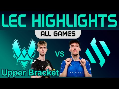 VIT vs BDS ALL GAMES Highlights LEC Winter Playoffs Round 2 2024 Team Vitality vs Team BDS by Onivia
