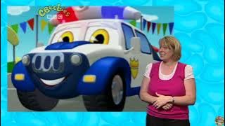 CBeebies | Sign Zone: Finley the Fire Engine - DJ the Strong (UK Dub)