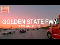 Sunset Driving Tour in Los Angeles - Golden State Freeway Interstate 5 - Relaxing Calming ASMR