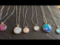 Some of my jewelry I made with leftover paint skins.