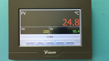 Quick view of YUDIAN LCD PID Temperature Controller with datalog