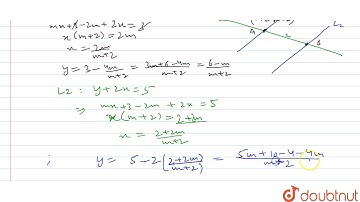 The equaiton of the lines through the point (2, 3) and making an intercept of length 2 units between