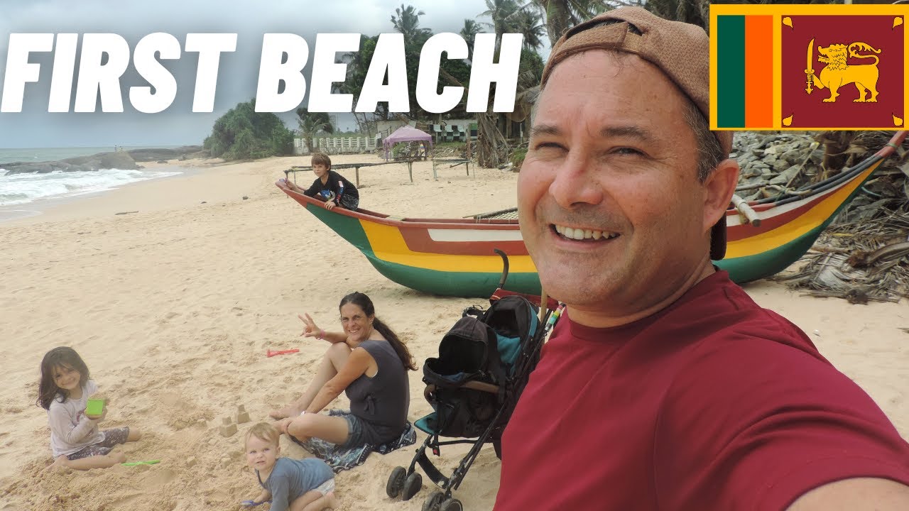We Went To The Beach For The First Time In Beautiful Sri Lanka 🇱🇰