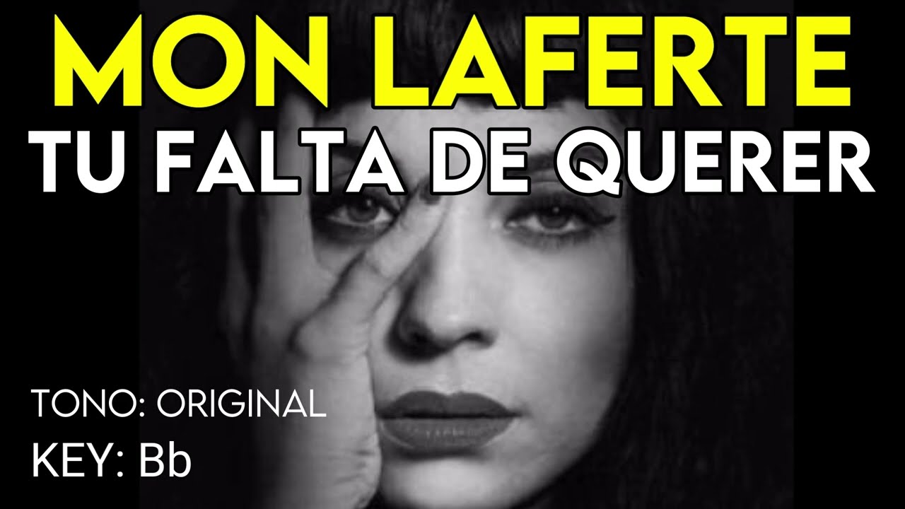 Mon Laferte - Tu Falta De Querer - Karaoke Instrumental