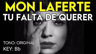 Mon Laferte  Tu Falta De Querer  Karaoke Instrumental