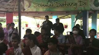 Tortor anak-anak di Bona Taon Parna 2023