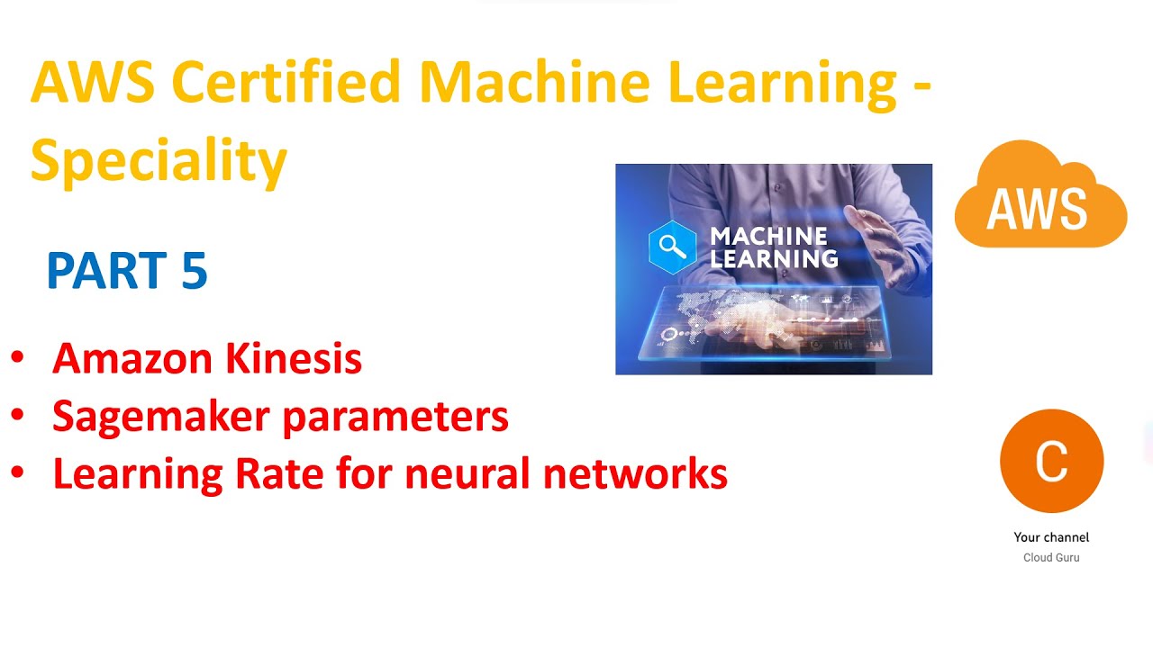Part 5 aws machine learning specialty certification real questions