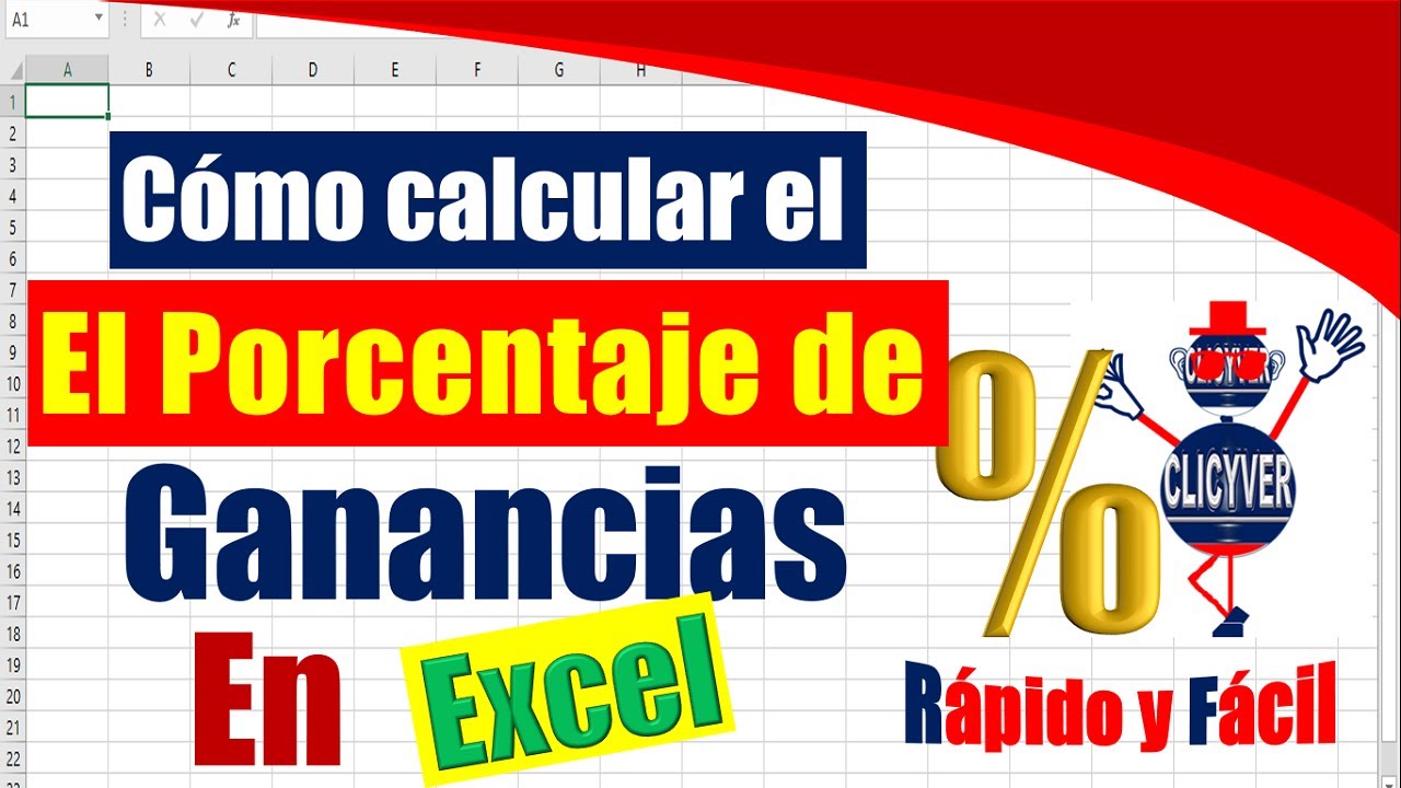 Cómo Calcular El Porcentaje De Ganancias En Excel Rápido Y Fácil🥇 Youtube 