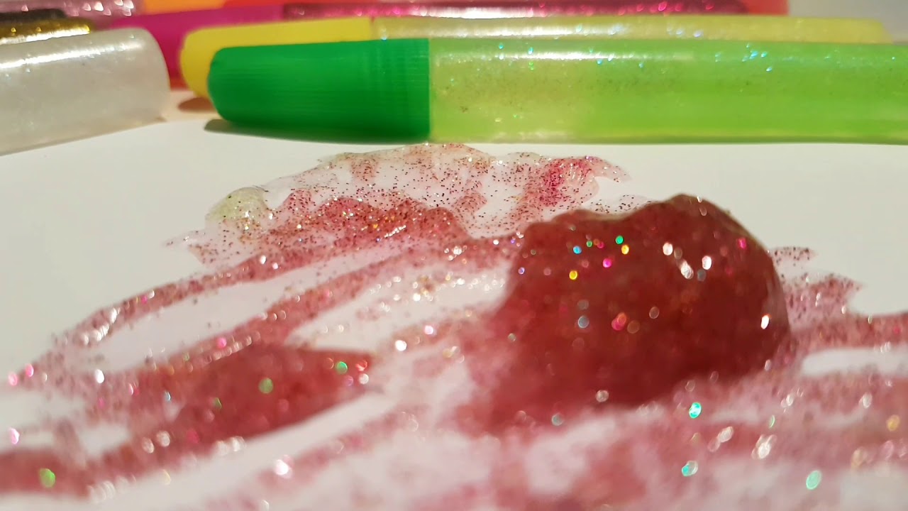 Mixing Glitter colours together! YouTube