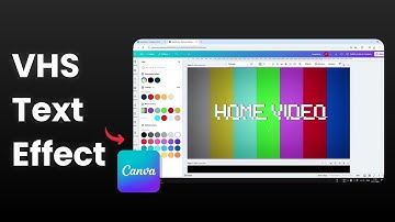 How to Create a VHS Text Effect in Canva