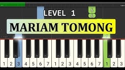 not piano mariam tomong - tutorial level 1 - lagu daerah nusantara tradisional - tapanuli  - Durasi: 0:58. 