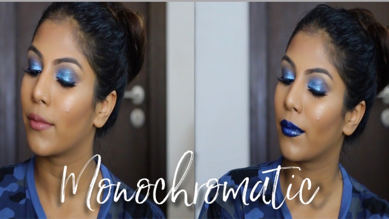 7. Blue Hair and Monochromatic Makeup Look - wide 9