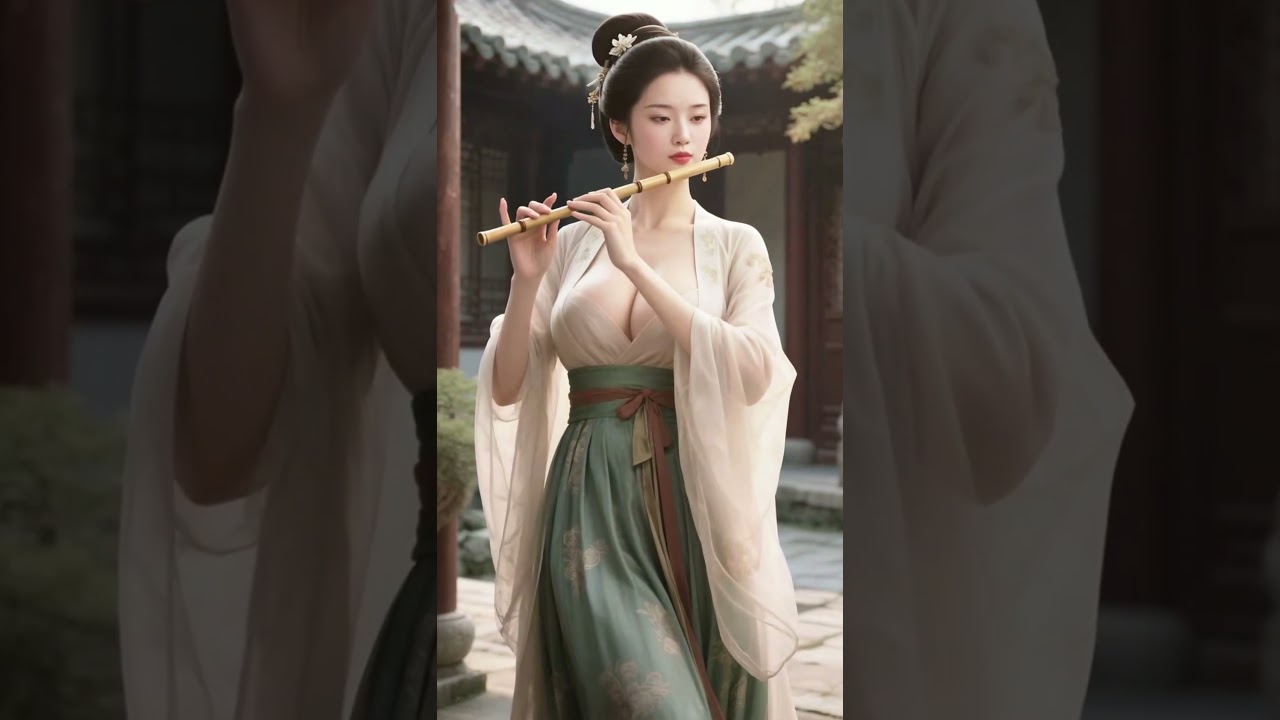 Soothing Spring Melody on Chinese Bamboo Flute for Relaxation #bambooflute #chinesemusic