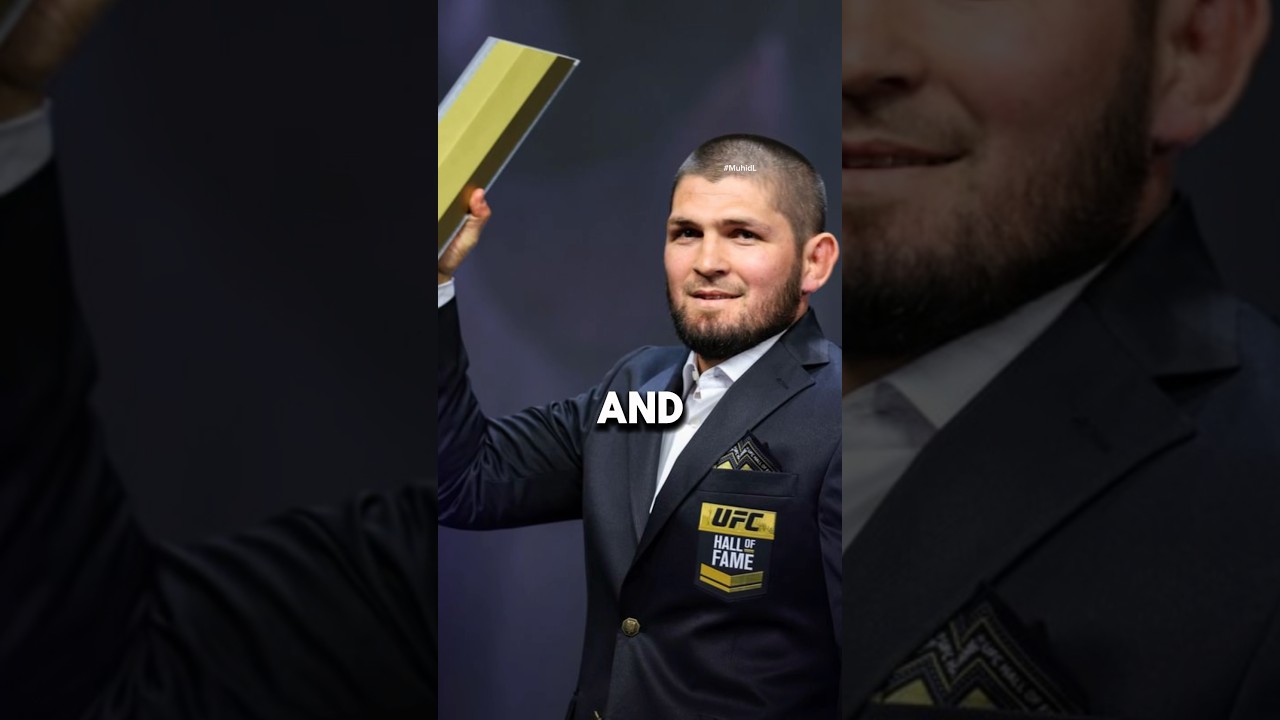 Khabib🦅 reacted on his Hall of Fame award🥇 