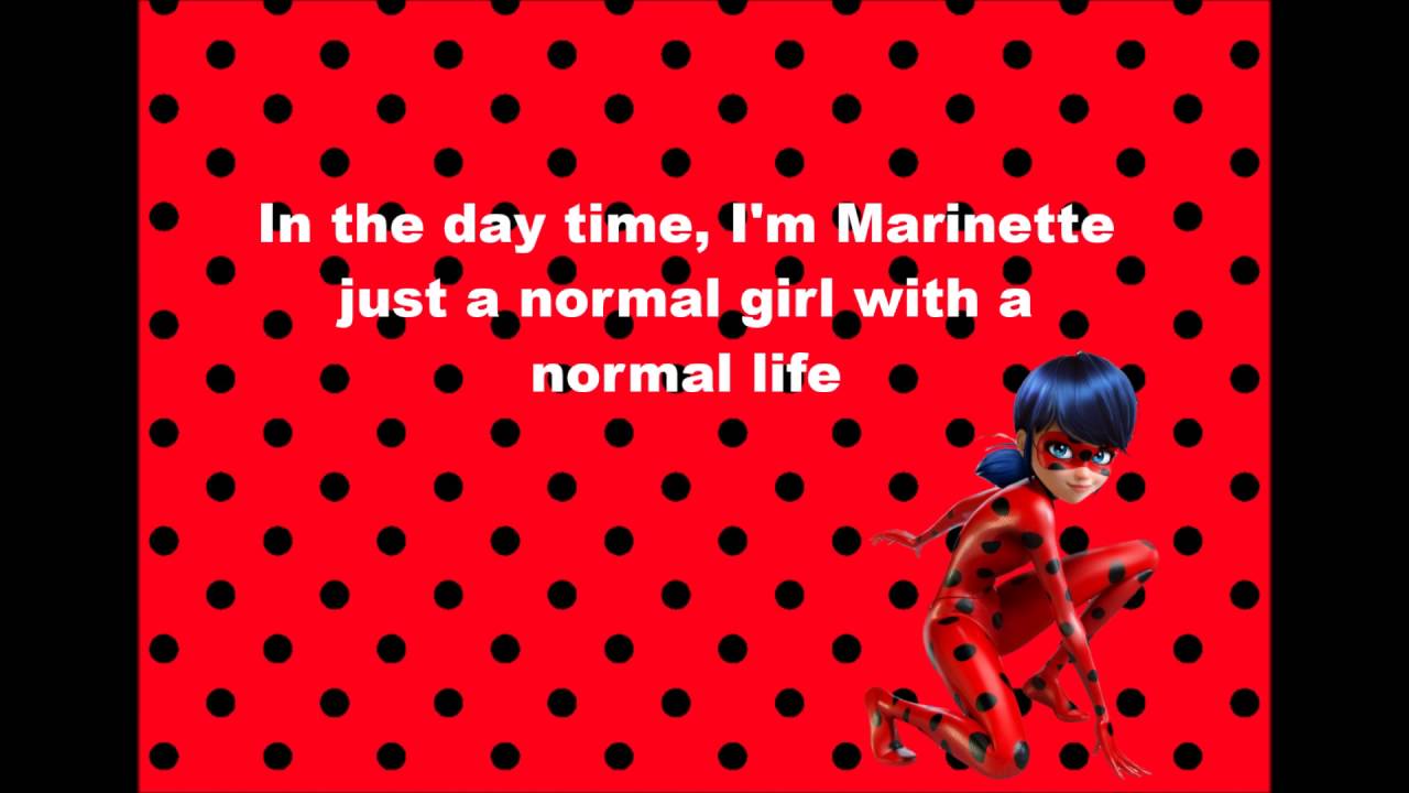 Miraculous Ladybug Opening Song Lyrics - Margaret Wiegel