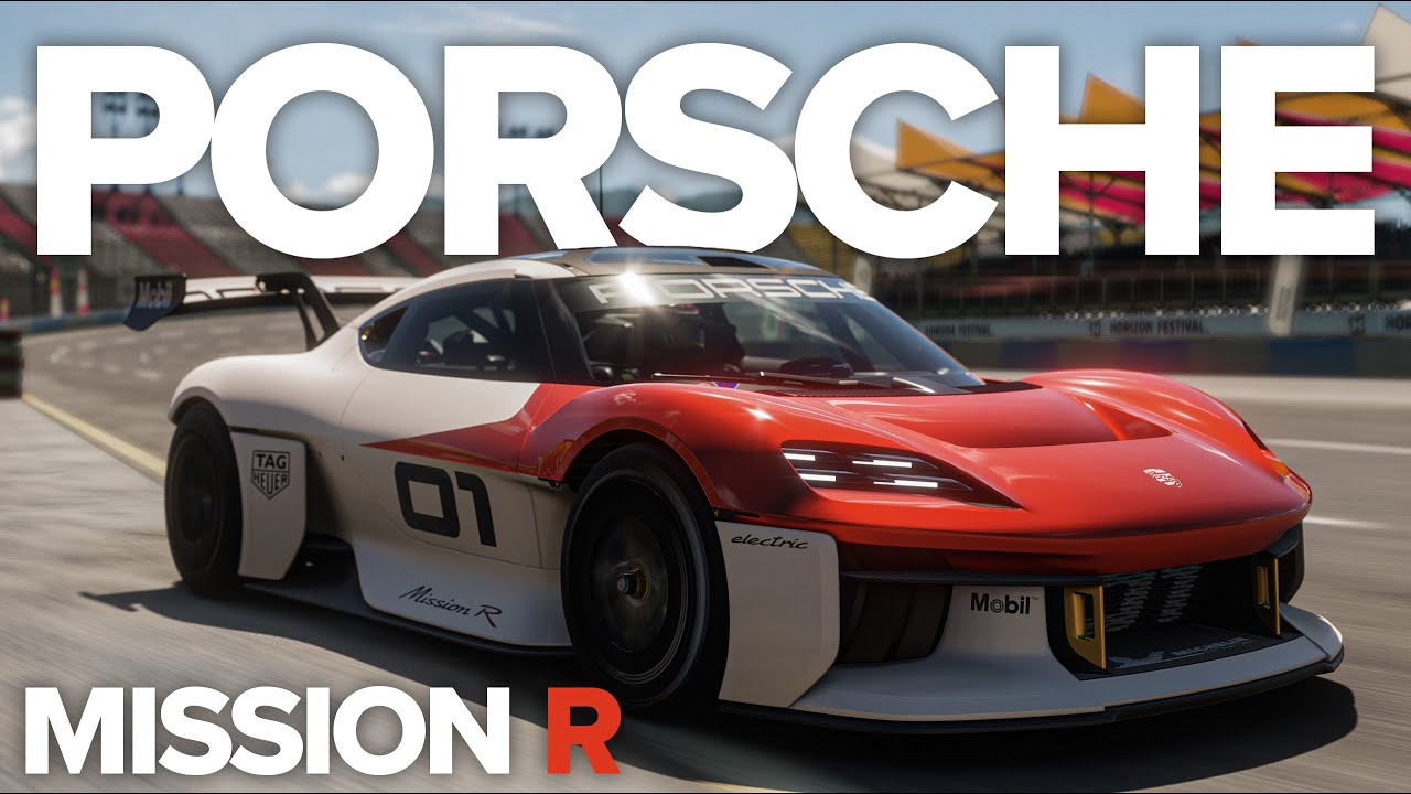 Drive The Porsche Mission R EV Concept In April's Forza Horizon 5 Update