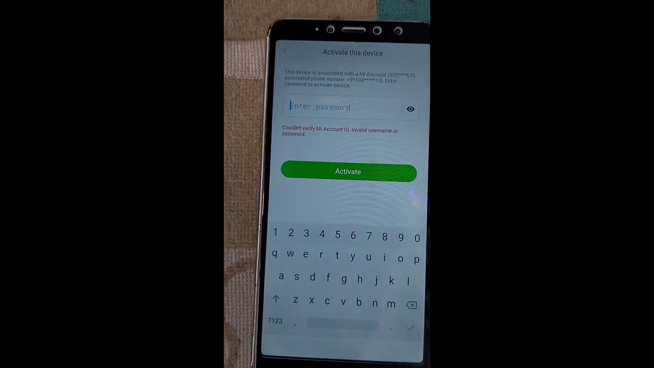 Redmi Note 5 Mobile This Device Is Locked Solution Https Youtube Com Channel UCQB 3hOMOm2m6jb