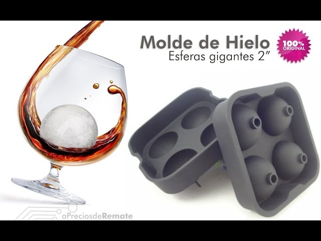 Cubetera Hielos Redonda Molde Para Hielo Esfera Hielera Cubetera Hielos Redonda Molde Para Hielo Esfera Hielera
