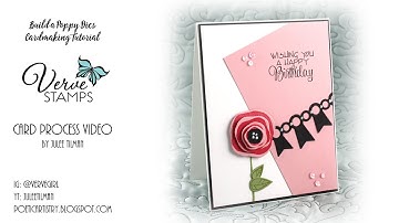 Verve Stamps - Build a Poppy Dies Demo