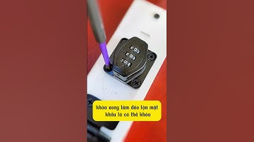 Ổ khóa mật khẩu chống trộm, không cần chìa khóa, dễ dàng sử dụng và rất tiện lợi.