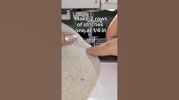 Preparing a sleeve part 1. #sewing101